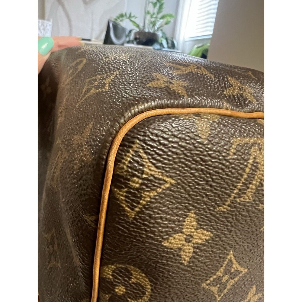 Authentic Louis Vuitton Monogram Speedy 30 Vintage 1997 SP0987 Top Handle Bag - Picture 10 of 15